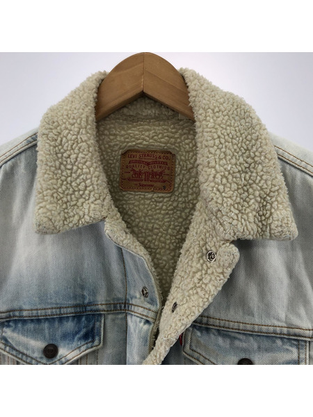 Supreme/×Levi's Bleached Sherpa Trucker Jacket/16AW/S