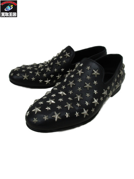 JIMMY CHOO/ローファー/スリッポン/40/スタッズ