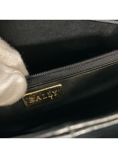 BALLY キルティング ショルダーバッグ 黒