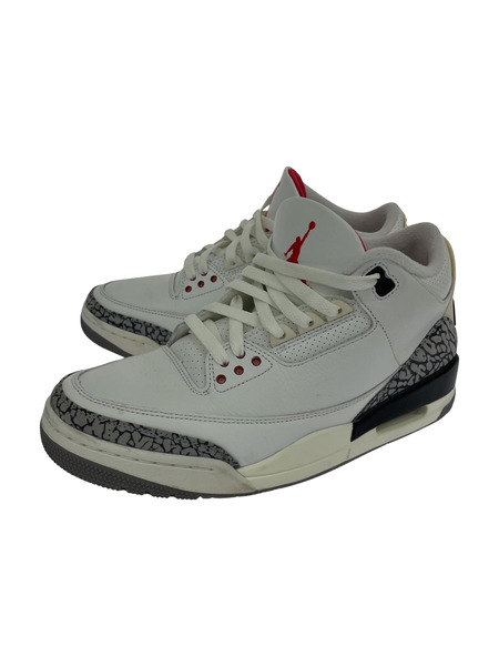 NIKE AIR JORDAN 3 RETRO CEMENT REIMAGINED US9 27.0cm