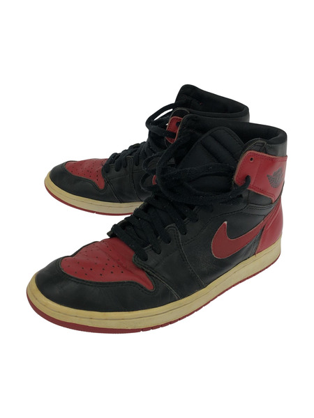 観賞用 NIKE AIR JORDAN 1 HIGH BRED 94年復刻 28.5 130207-061