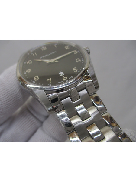 ハミルトン/ジャズマスター・シンライン/H385100/電池交換済 メンズQZ