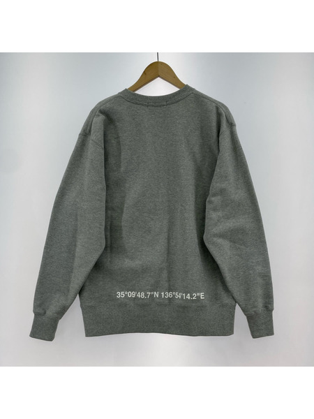 GOD SELECTION XXX スウェット・トレーナー ロゴスウェット グレー S