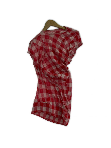 JUNYA WATANABE COMME des GARCONS 08年 変形 チェック ノースリーブ (M)