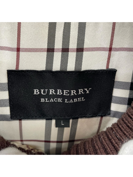BURBERRY BLACK LABEL ダウンジャケット ノバチェック ダウンジャケット L