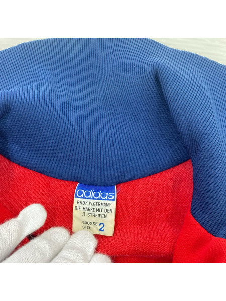 adidas ジャケット 西ドイツ製 赤