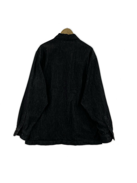 WTAPS 長袖シャツ 23SS CBW/LS DENIM SHIRT 黒 XL[値下]