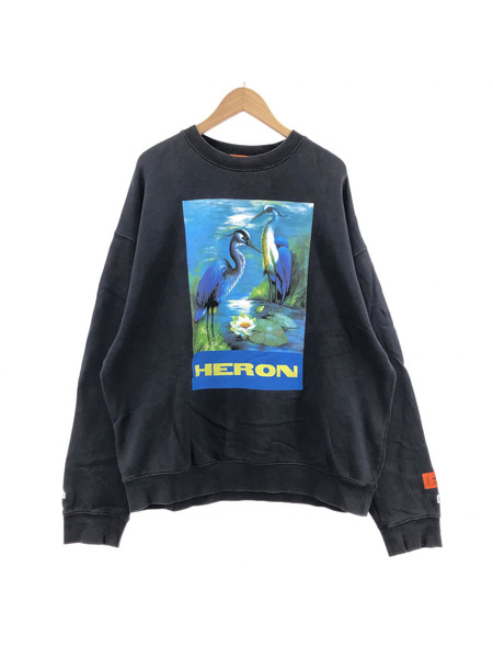 Heron Preston/グラフィックトレーナー/黒