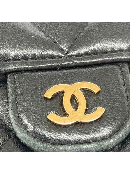 CHANEL マトラッセ ラムスキン ロングウォレット ブラック[値下]