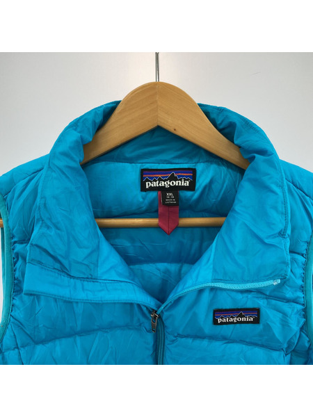 patagonia ダウンベスト　LIGHTBLUE