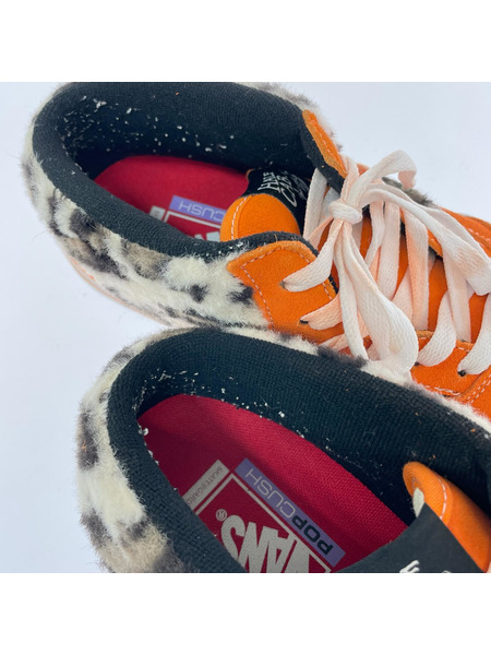 Supreme スニーカー VANS Leopard Half Cab (27.5cm) オレンジ