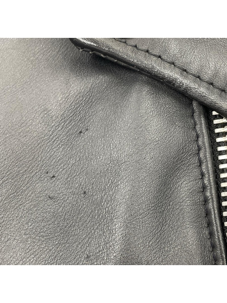 schott ライダース 70s 襟ボアダブルライダース ブラック