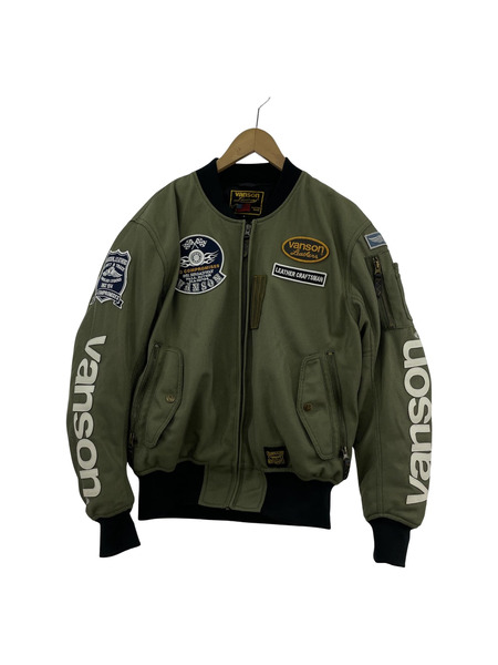 VANSON メッシュMA-1ジャケット L