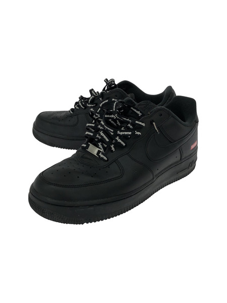 NIKE×Supreme Air Force 1 Low Black 27.0cm