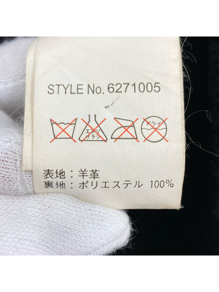 AVIREX レザージャケット ラムレザージャケット 黒