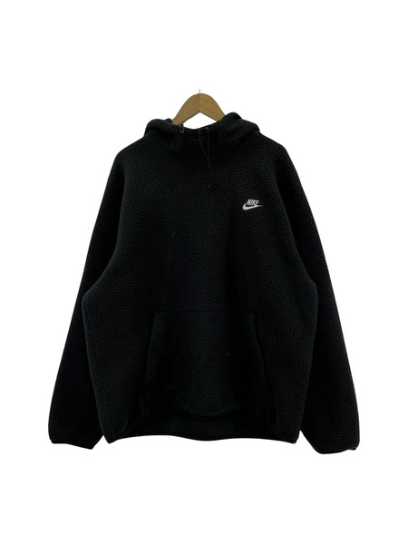 NIKE フリースパーカー 黒 (2XL)[値下]