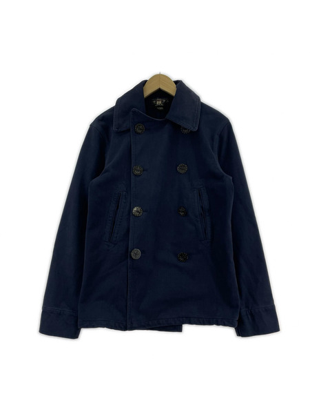 RRL ジャケット コットン Pコート ネイビー (XS)