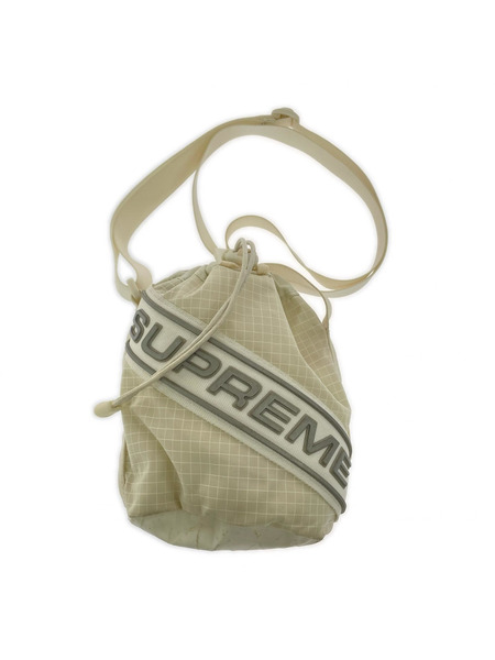 Supreme ショルダーバッグ small cinch pouch 白