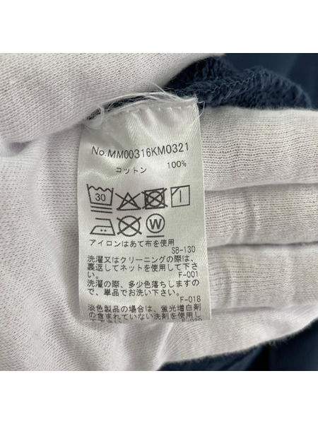 MAISON KITSUNE スウェット・トレーナー ワンポイント刺繍スウェット ネイビー M[値下]