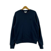 MAISON KITSUNE スウェット・トレーナー ワンポイント刺繍スウェット ネイビー M