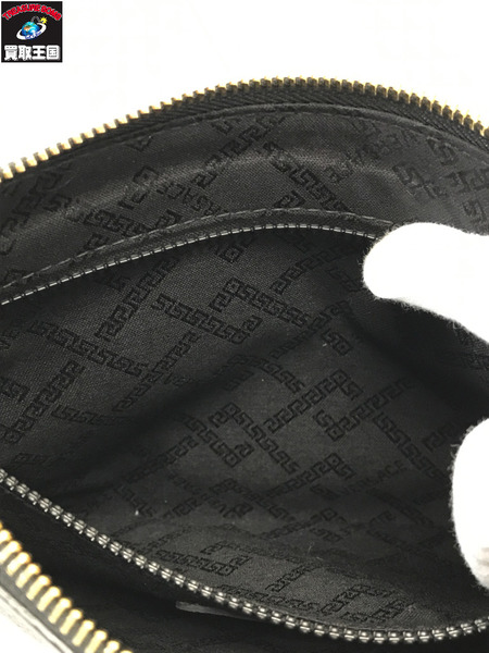 VERSACE  レザークラッチバッグ