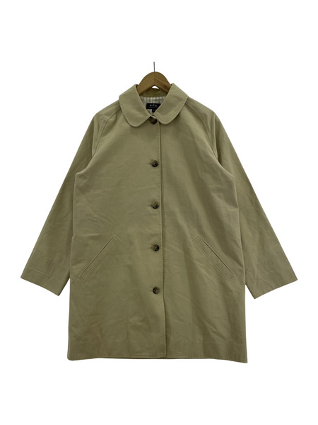 A.P.C. ステンカラーコート (36) ベージュ