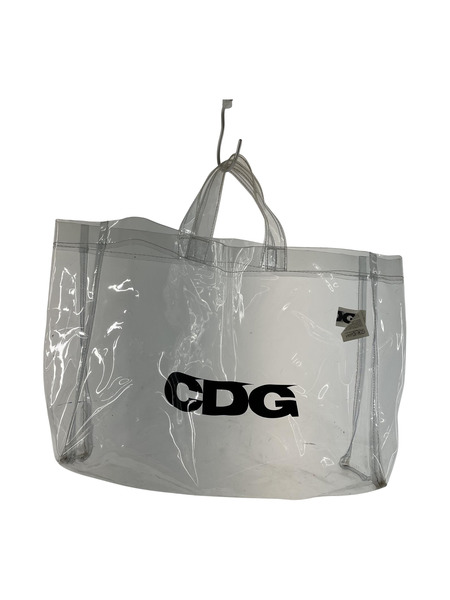 COMME des GARCONS PVC クリアトートバッグ CDG