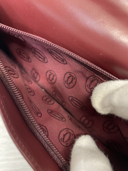 Cartier マストライン ロングウォレット ボルドー[値下]