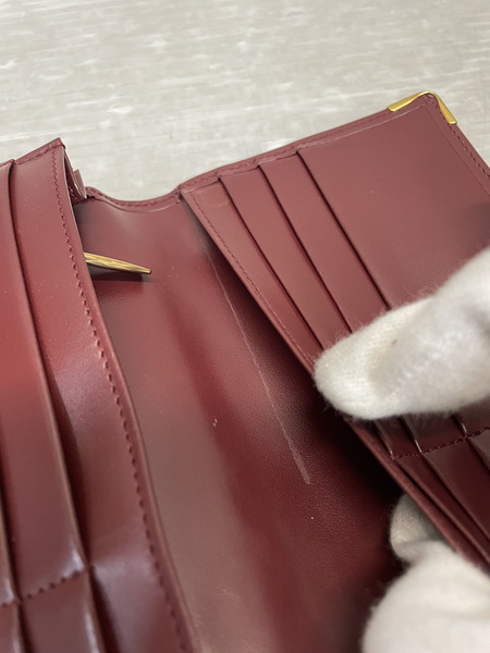 Cartier マストライン ロングウォレット ボルドー[値下]