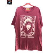 HYSTERIC GLAMOUR/23SS/PUB MIRRORオーバサイズTシャツ/ピンク/ヒステリックグラマー