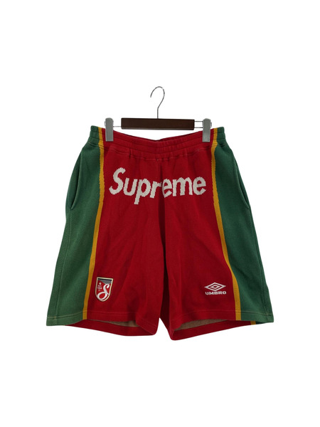 Supreme ショートパンツ ×UMBRO 25SS Knit Soccer Short 赤 S