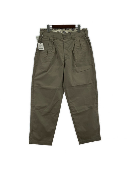 schott パンツ Dickies タック ワークパンツ ベージュ