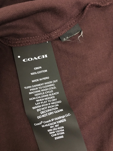 COACH カレッジロゴ S/S Tee sizeM[値下]