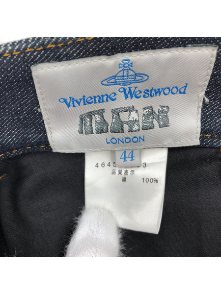 Vivienne Westwood MAN 変形立体裁断 シンチバック デニム W30[値下]