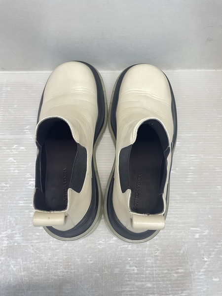 Bottega Veneta タイヤアンクルブーツ アイボリー 41