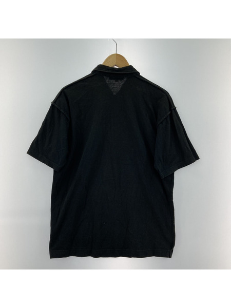 COMME des GARCONS HM-T037 ハーフジップ カットソー 黒