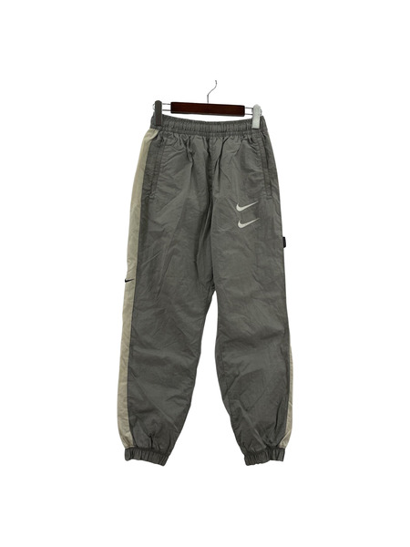 NIKE SWOOSH PANT ナイロン グレー (S)