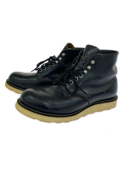 RED WING ブーツ 90s犬タグ ラウンドトゥ/ブーツ/8ハーフ/黒[値下]