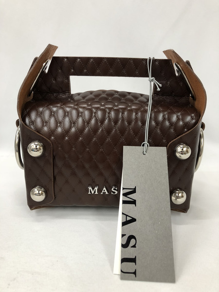 MASU LEATHER CAKE BAG M25F9OJ008 ブラウン ケーキバッグ 