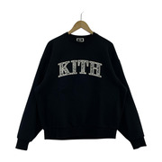 KITH Arched Lace Nelson Crewneck  スウェット・トレーナー 黒