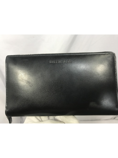 長財布 BALENCIAGA 長財布 ブラック×イエロー 664041