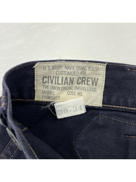 FREEWHEELERS パンツ Deck Trousers 紺(31)