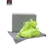 BALENCIAGA Tirple S Size40 544351 ネオンイエロー 開封品 バレンシアガ トリプルS クリアソール スニーカー 靴  蛍光カラー