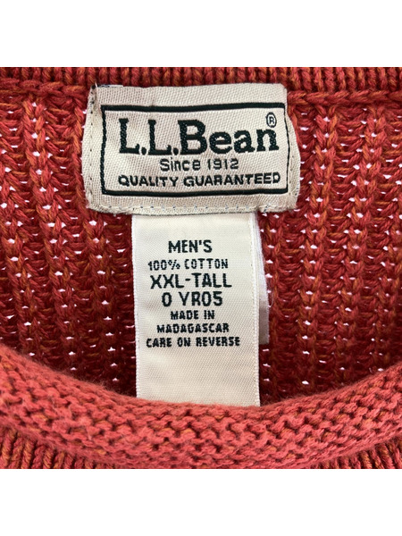 L.L.Bean　ロールネックニットセーター　オレンジ　XXL