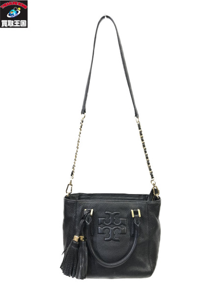 Tory Burch HIR030 2wayハンドバッグ　黒