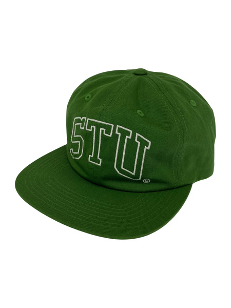 STUSSY STU ARCH STRAPBACK IN PINE