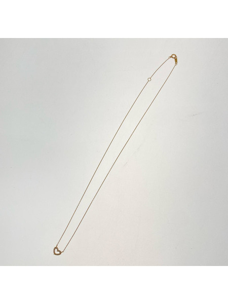 4℃ ネックレス・ペンダント K10 ハートネックレス