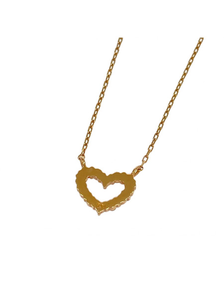 4℃ ネックレス・ペンダント K10 ハートネックレス