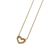 4℃ ネックレス・ペンダント K10 ハートネックレス