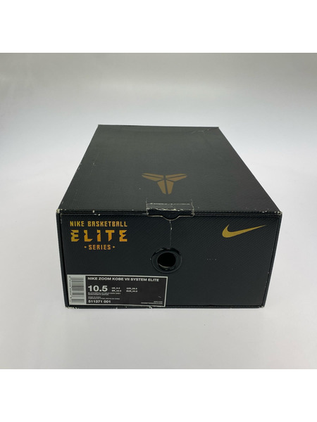 NIKE スニーカー Kobe 7 Elite Away Black/Metallic Gold 28.5cm